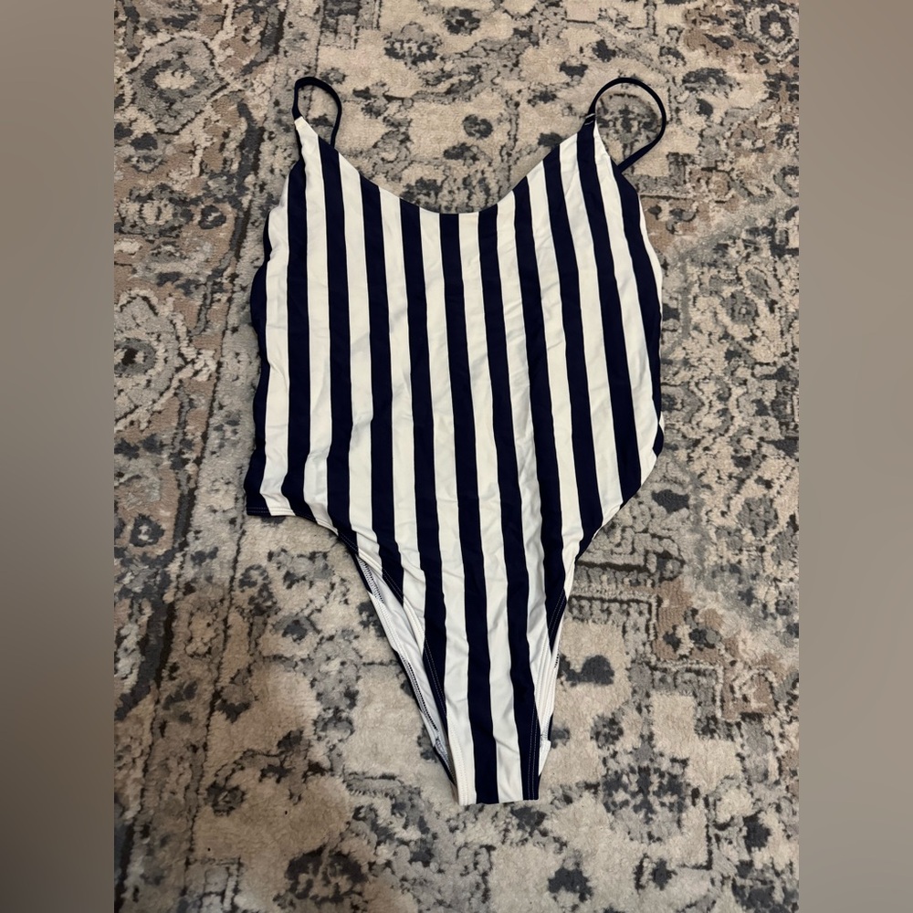 DONATING NEXT WEEK! Aerie striped navy one piece!